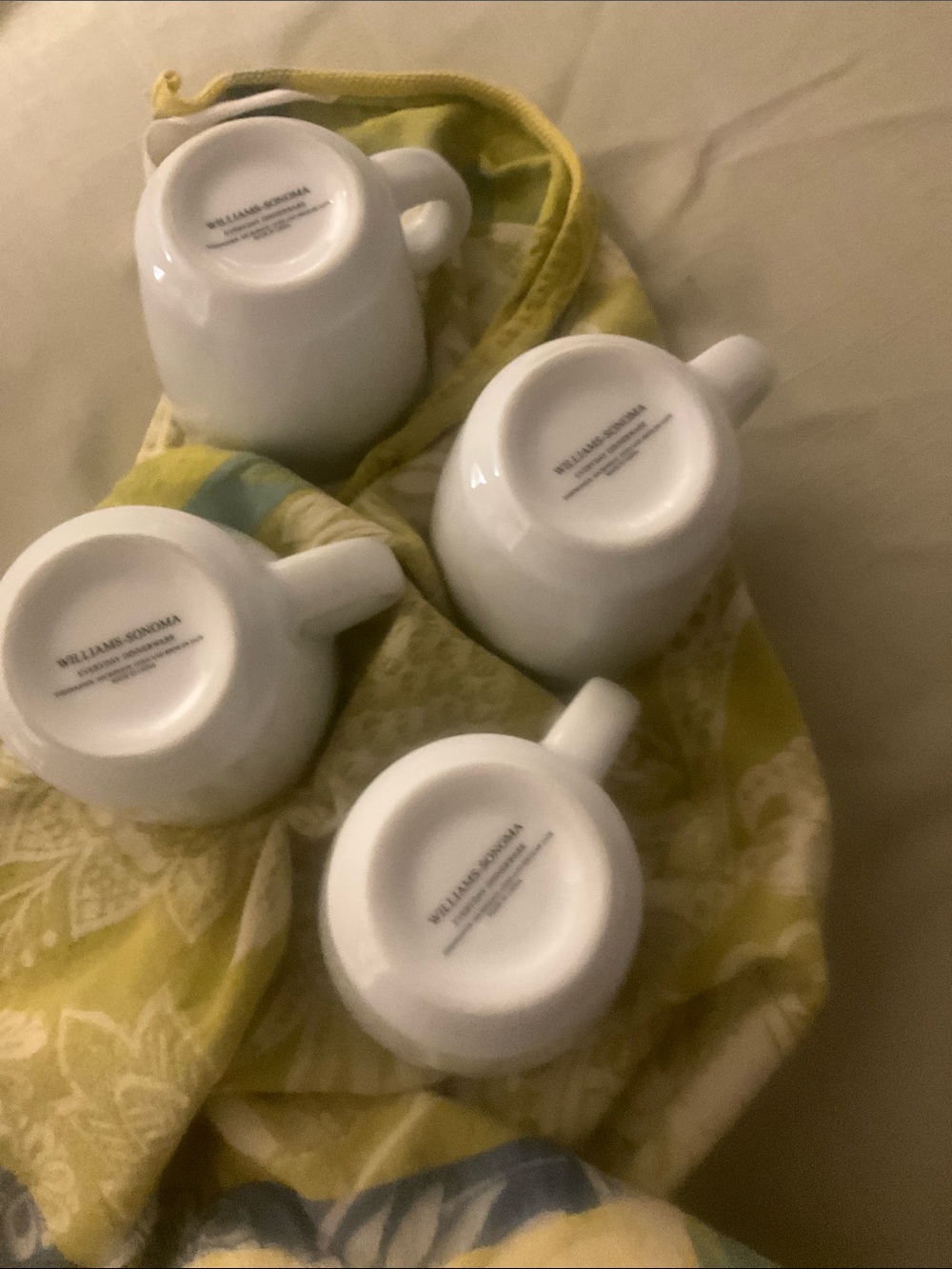 Vintage Williams Sonoma coffee mugs